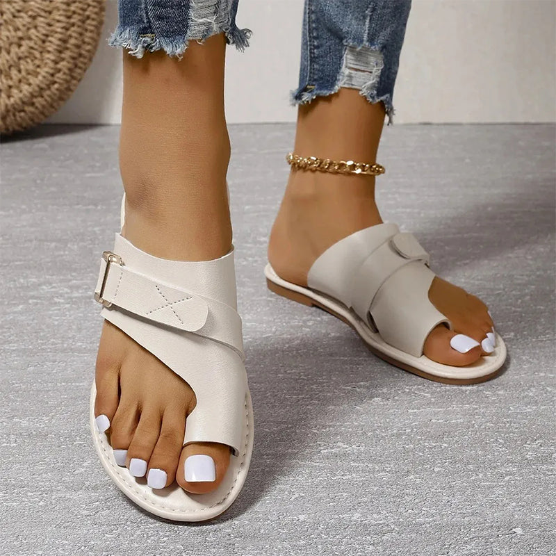 Neve | Leren sandalen