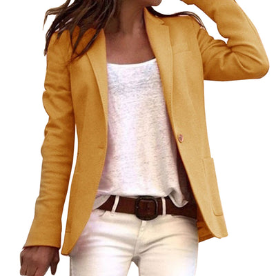 Slim Fit Blazer met Knoopsluiting - Gemma