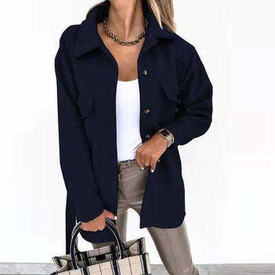 Chloe - Premium Lang Wollen Overshirt
