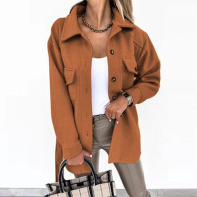Chloe - Premium Lang Wollen Overshirt