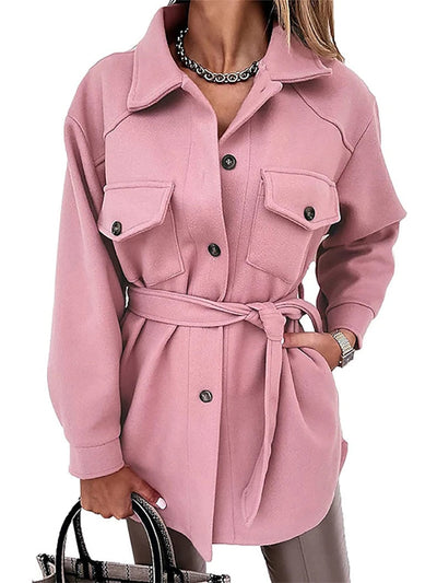 Chloe - Premium Lang Wollen Overshirt