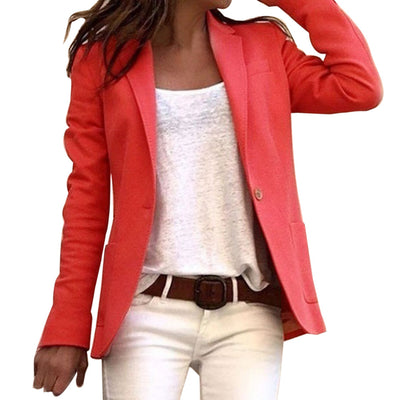 Slim Fit Blazer met Knoopsluiting - Gemma