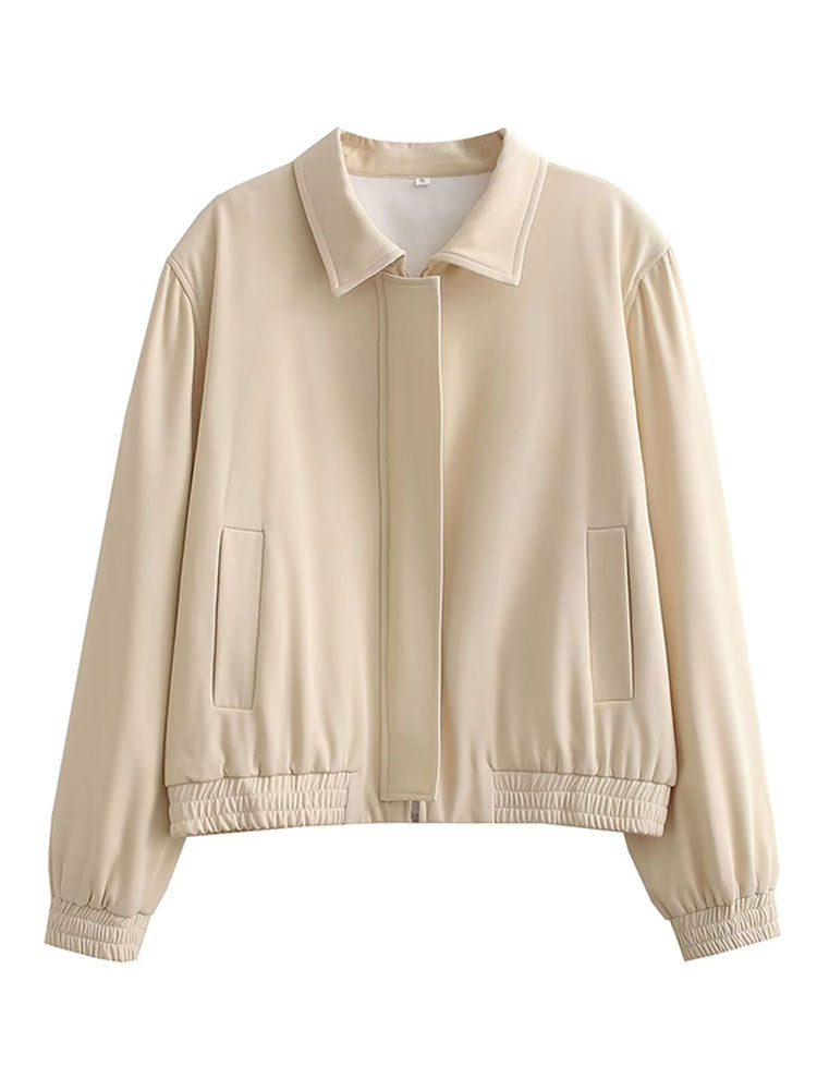 Beluca - Casual oversized trendy tussenjas met kraag voor vrouwen