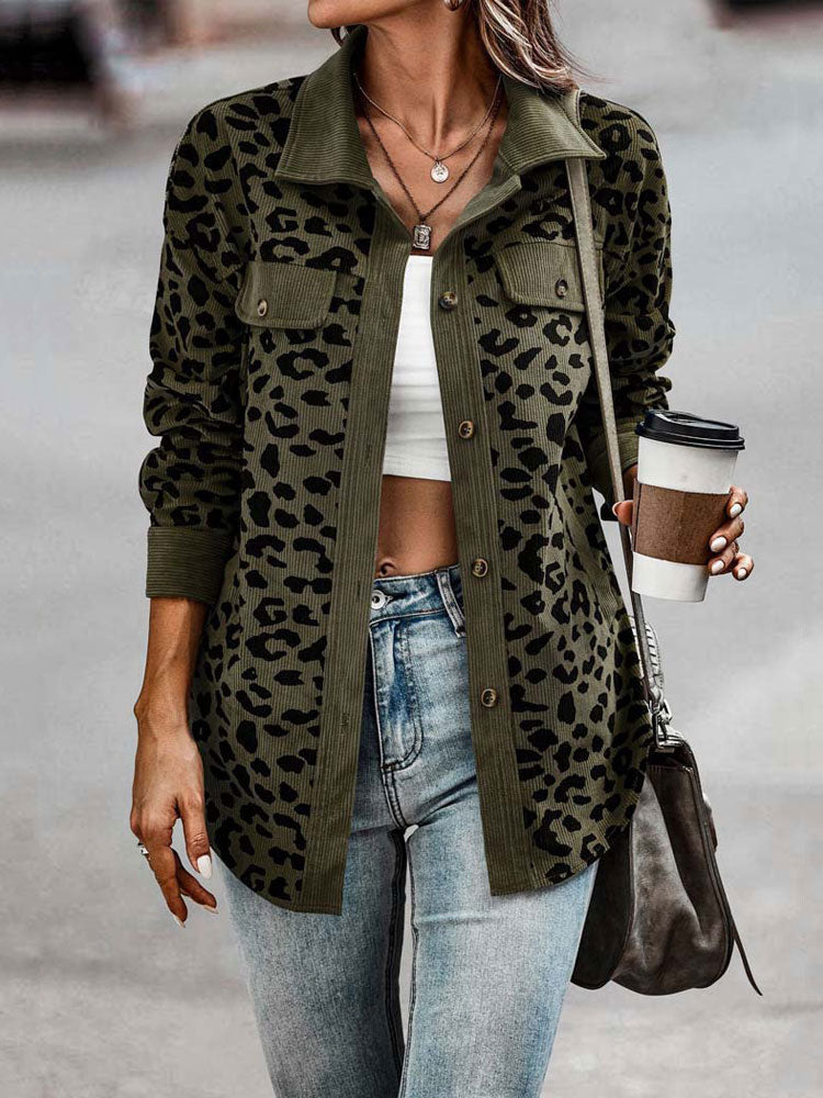 Nikki Leopard Jas | Trendy tussen jas met luipaard print
