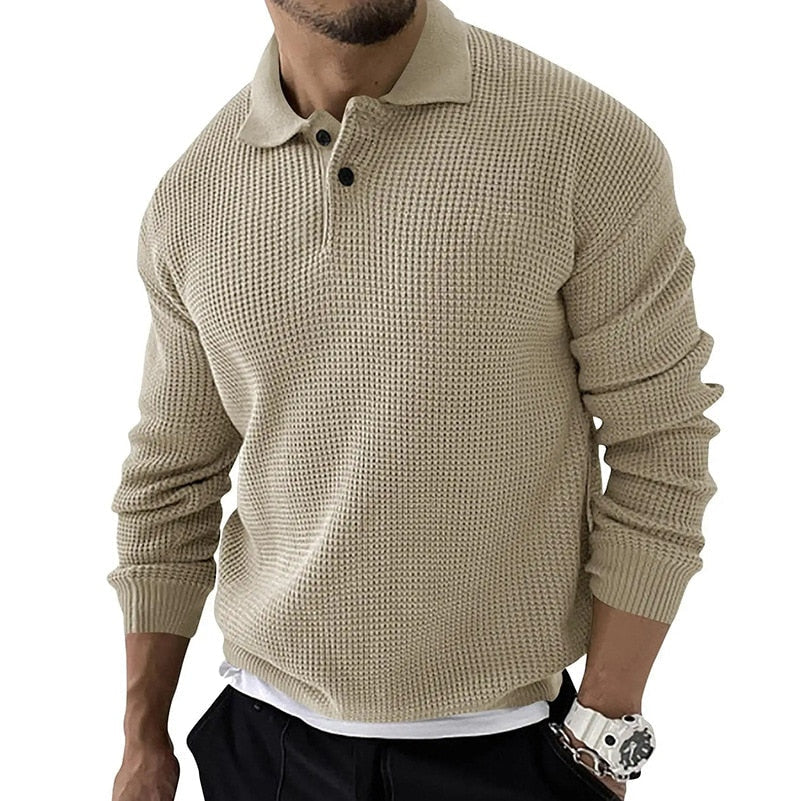 Ganti - Luxe Premium longsleeve heren polo