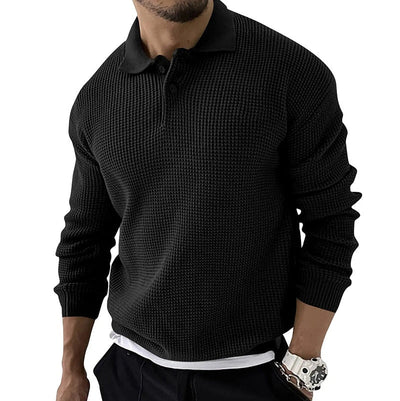 Ganti - Luxe Premium longsleeve heren polo