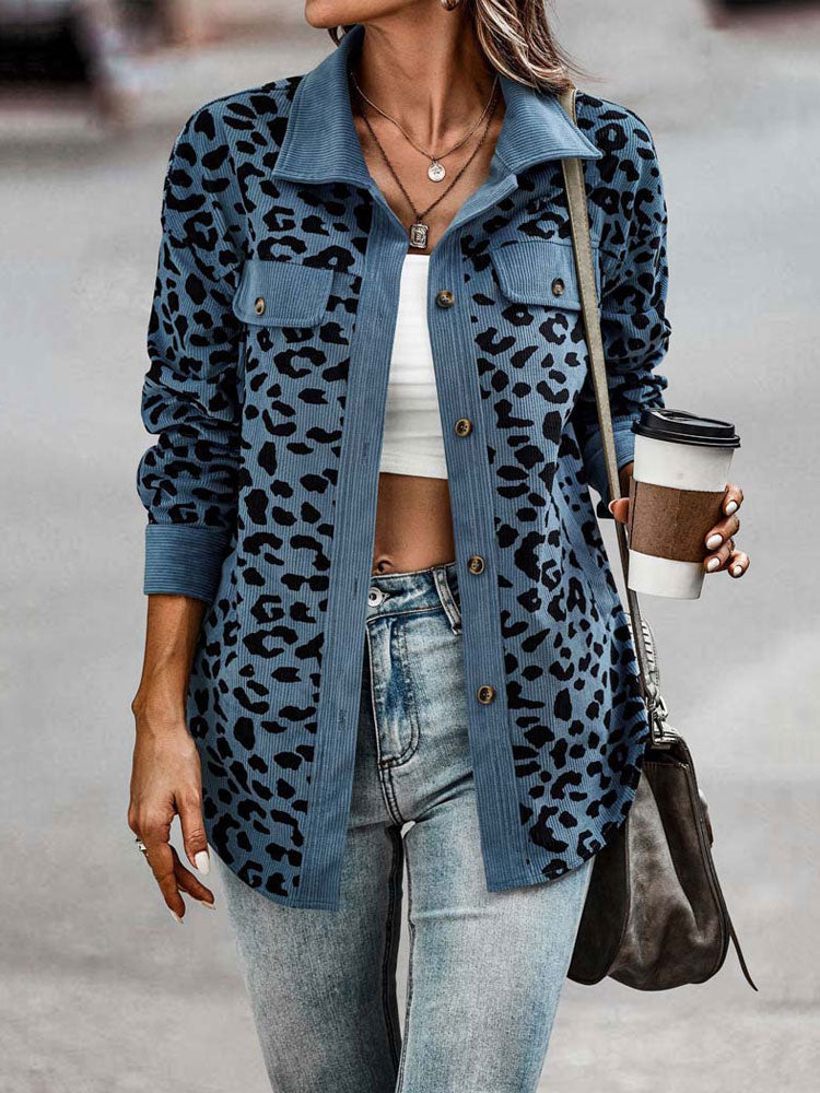 Nikki Leopard Jas | Trendy tussen jas met luipaard print