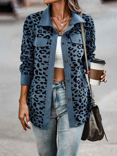 Nikki Leopard Jas | Trendy tussen jas met luipaard print