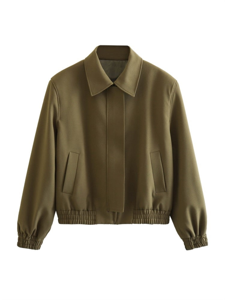 Beluca - Casual oversized trendy tussenjas met kraag voor vrouwen