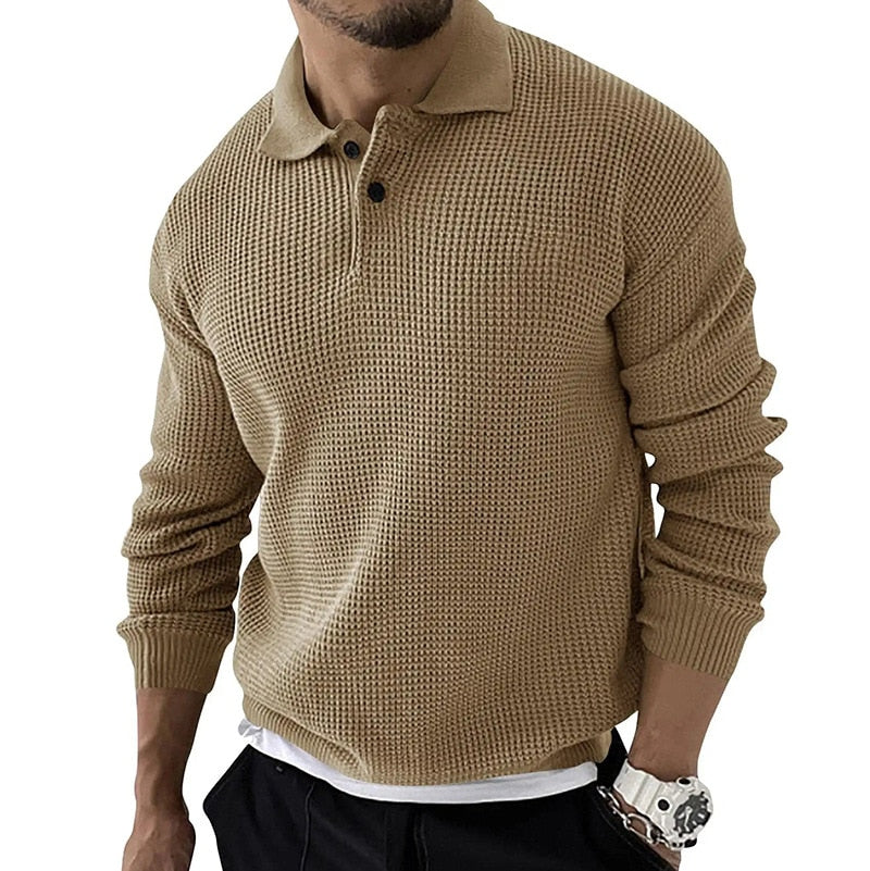 Ganti - Luxe Premium longsleeve heren polo