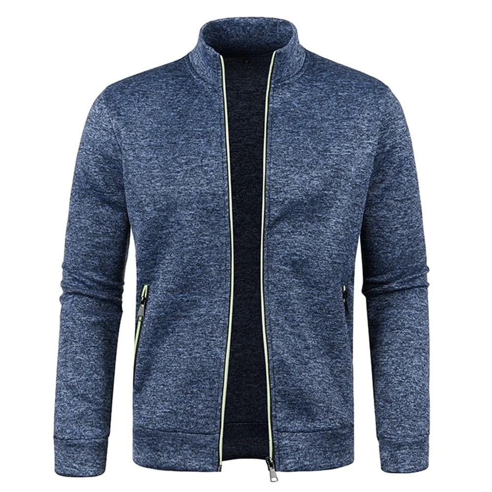 Luca Bellino Sweatvest | Stijlvol Sportief Casual Vest met Ritssluiting en Kraag