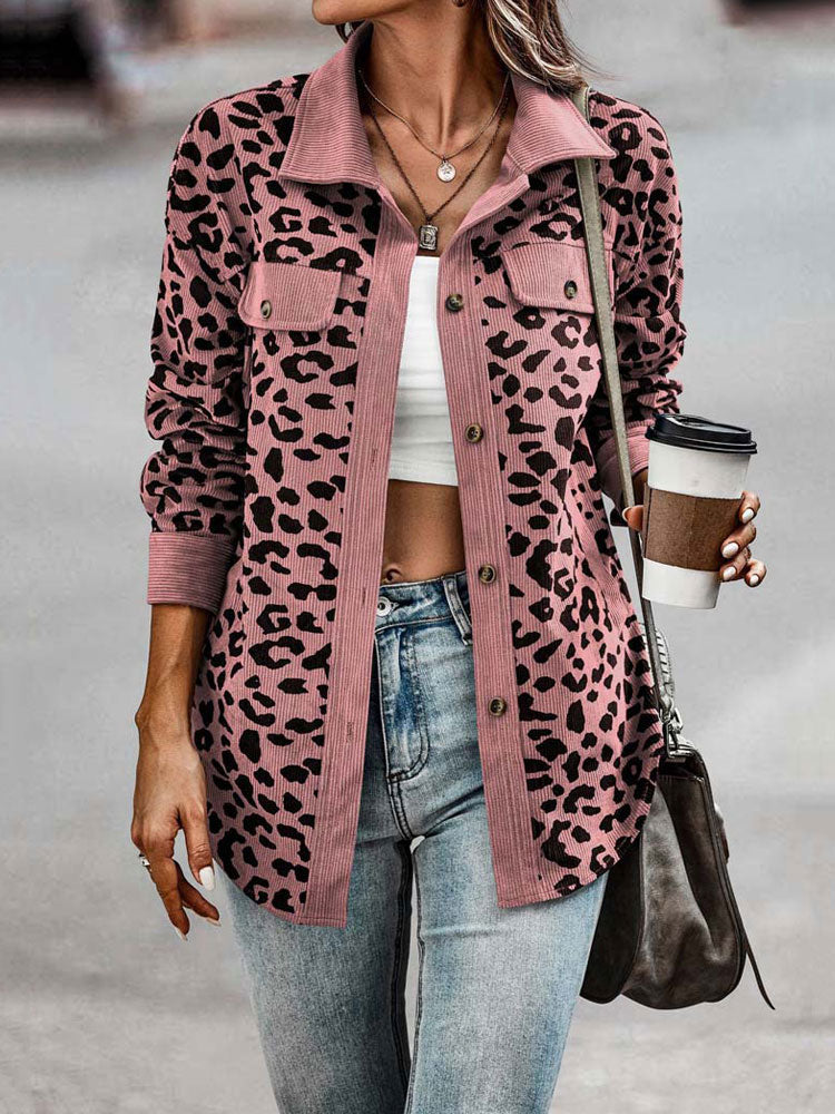 Nikki Leopard Jas | Trendy tussen jas met luipaard print