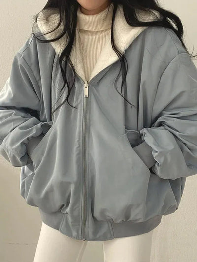 Eliana - Knusse oversized jas voor dames