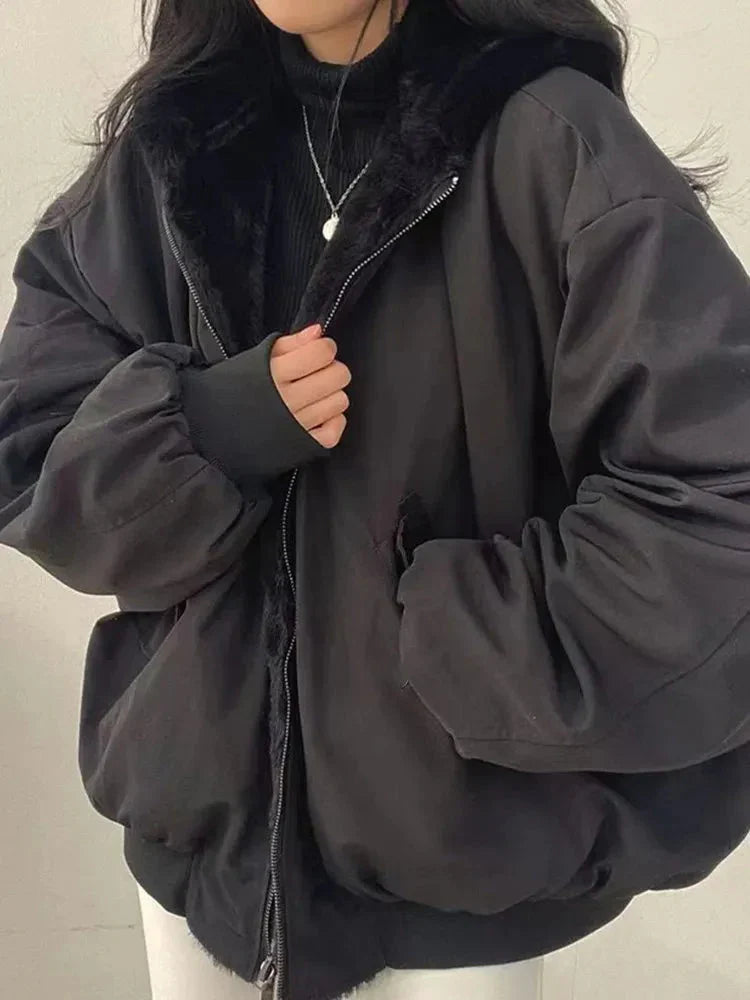 Eliana - Knusse oversized jas voor dames