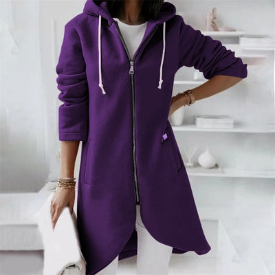 Loscana Jacket | Comfortabel lang vest voor vrouwen met capuchon