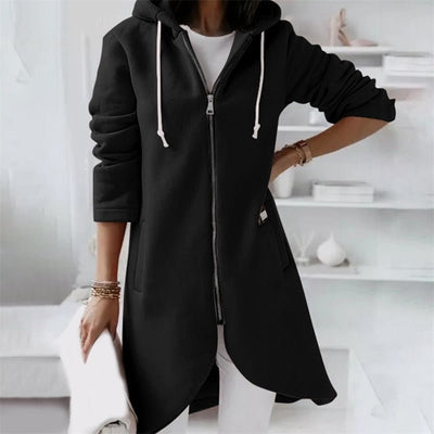 Loscana Jacket | Comfortabel lang vest voor vrouwen met capuchon