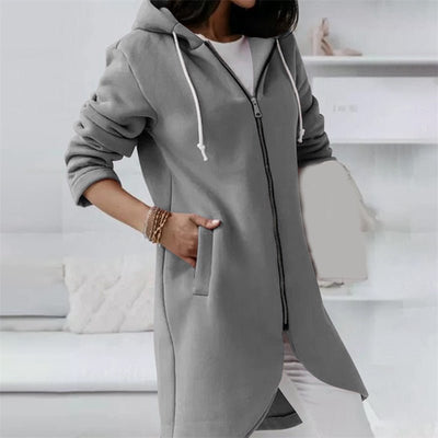 Loscana Jacket | Comfortabel lang vest voor vrouwen met capuchon