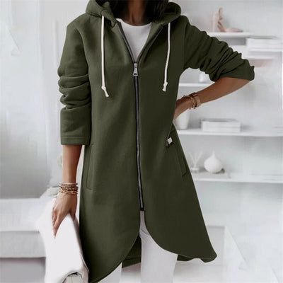 Loscana Jacket | Comfortabel lang vest voor vrouwen met capuchon